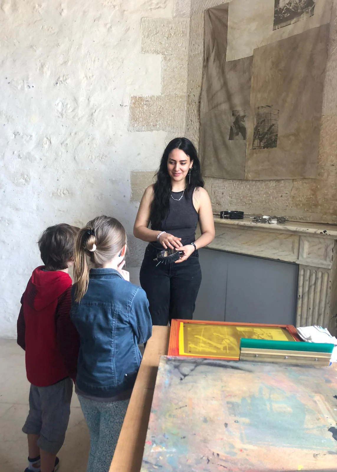 Atelier de sérigraphie : Mordre le Silence